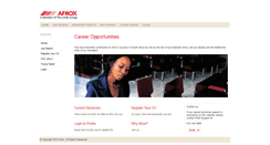 Desktop Screenshot of careers.afrox.co.za